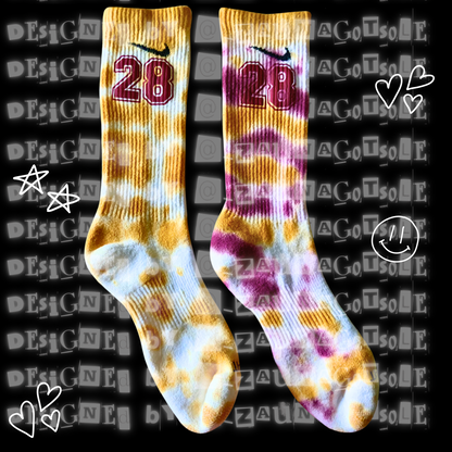 ZGS Customized Tye Dye Nike Socks